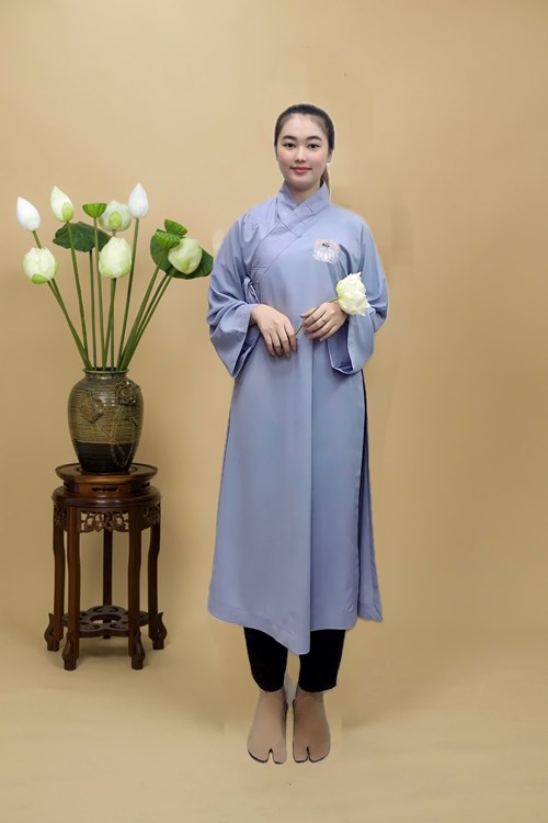 Áo Tràng Hoa Sen Siu
