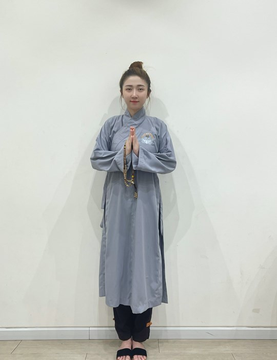 Áo Tràng Kate Hoa Sen