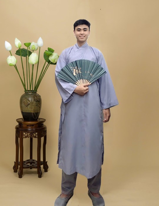 Áo Tràng Kate Sịn Vằn Cổ