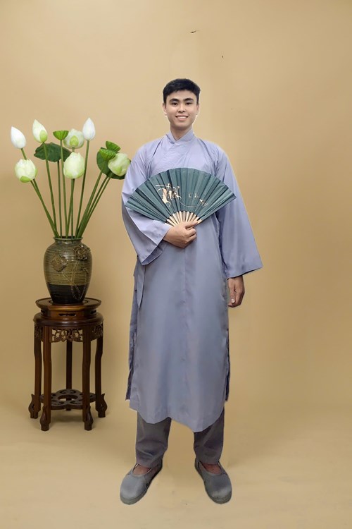 Áo Tràng Kate Sịn Vằn Cổ