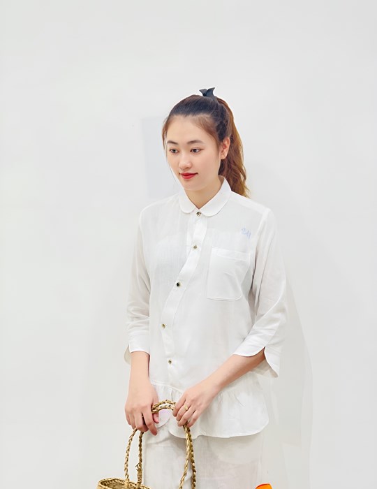 sơ mi lai bèo linen