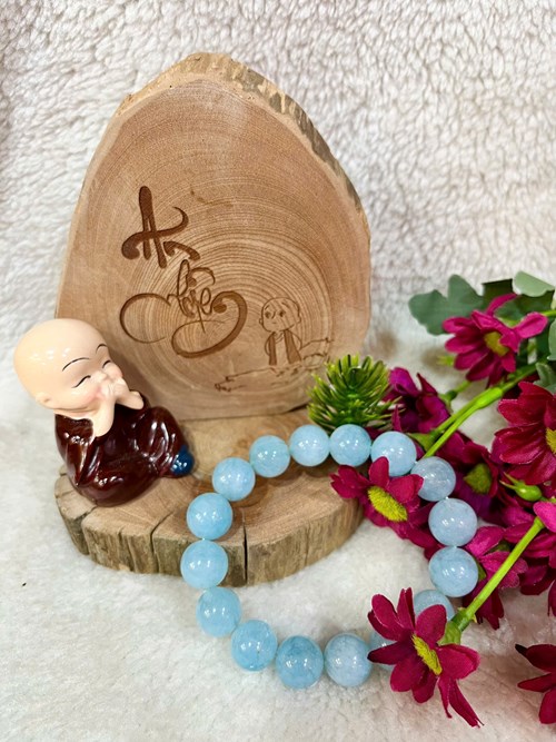 Chuỗi Đá Aquamarine 12li