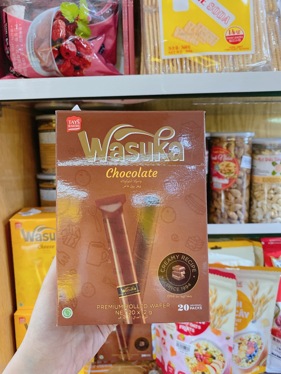 Bánh quế Wasuka Chocolate 