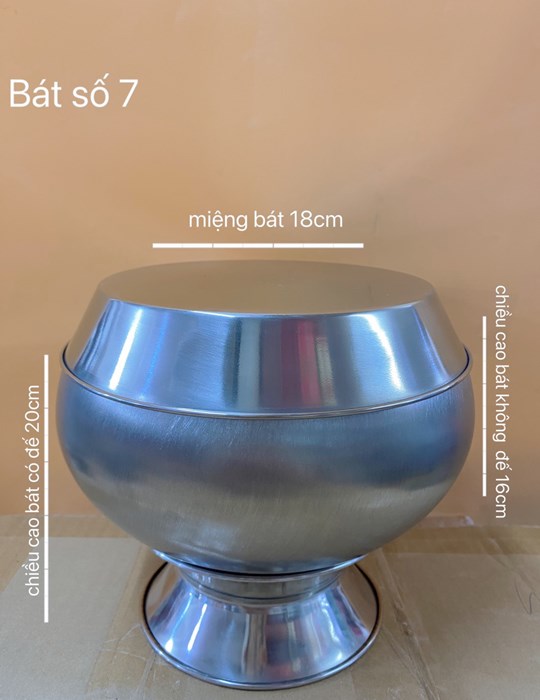 Bát inox Thái Lan số 7