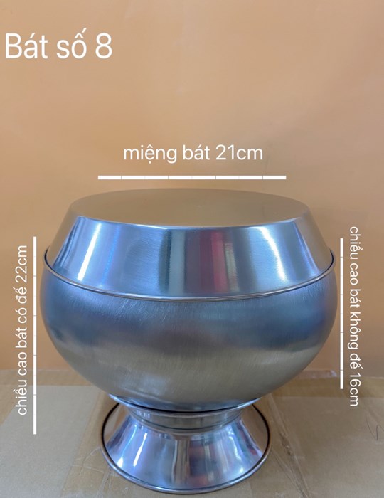 Bát inox Thái Lan số 8