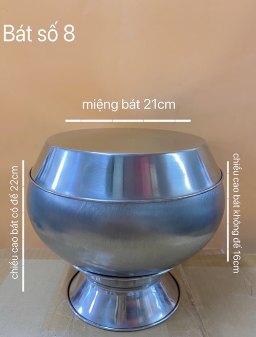 Bát inox Thái Lan số 8