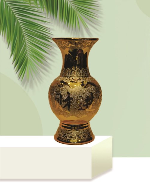 Bình kim tuyến 9in