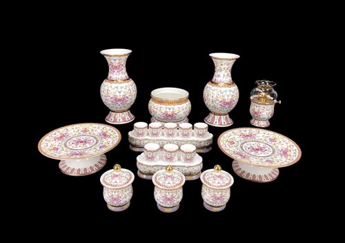 Bộ bạch ngọc trắng 1718