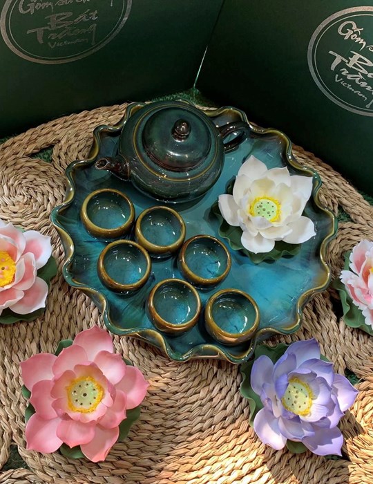 Bộ trà sen 