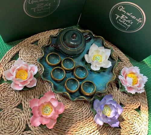 Bộ trà sen 