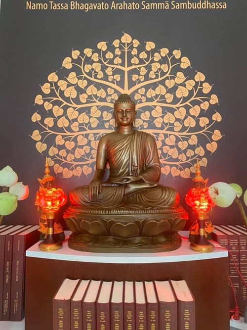 Bổn Sư 60cm màu đồng 