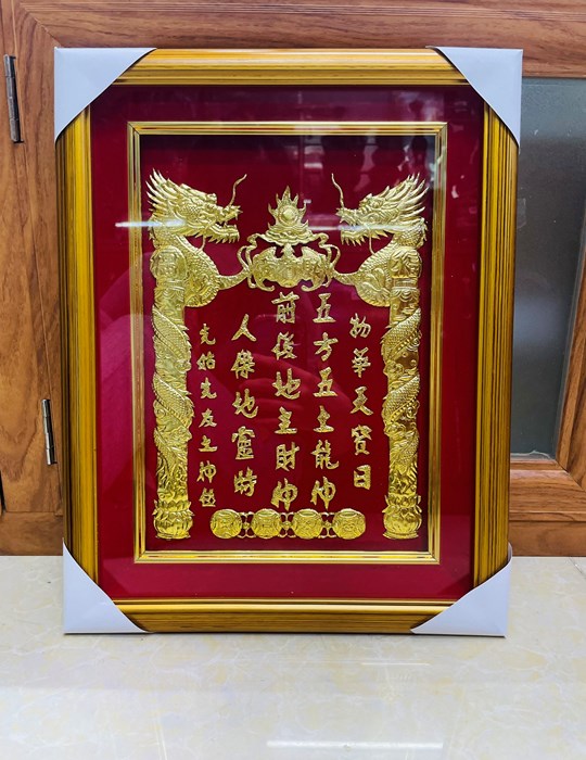 BV TÀI ĐỊA CAO CẤP 30*40 ĐỎ 