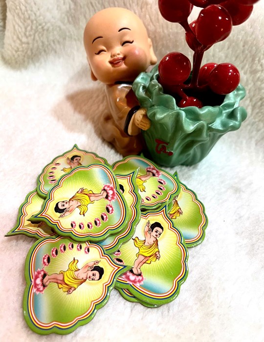 Cài áo Phật đản Lá bồ đề