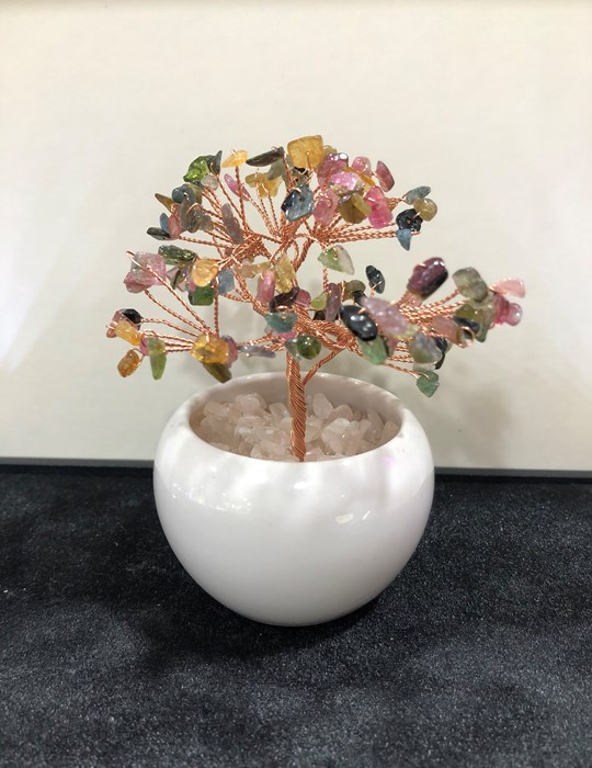 Cây Thạch Anh Chậu Sứ Nhí 