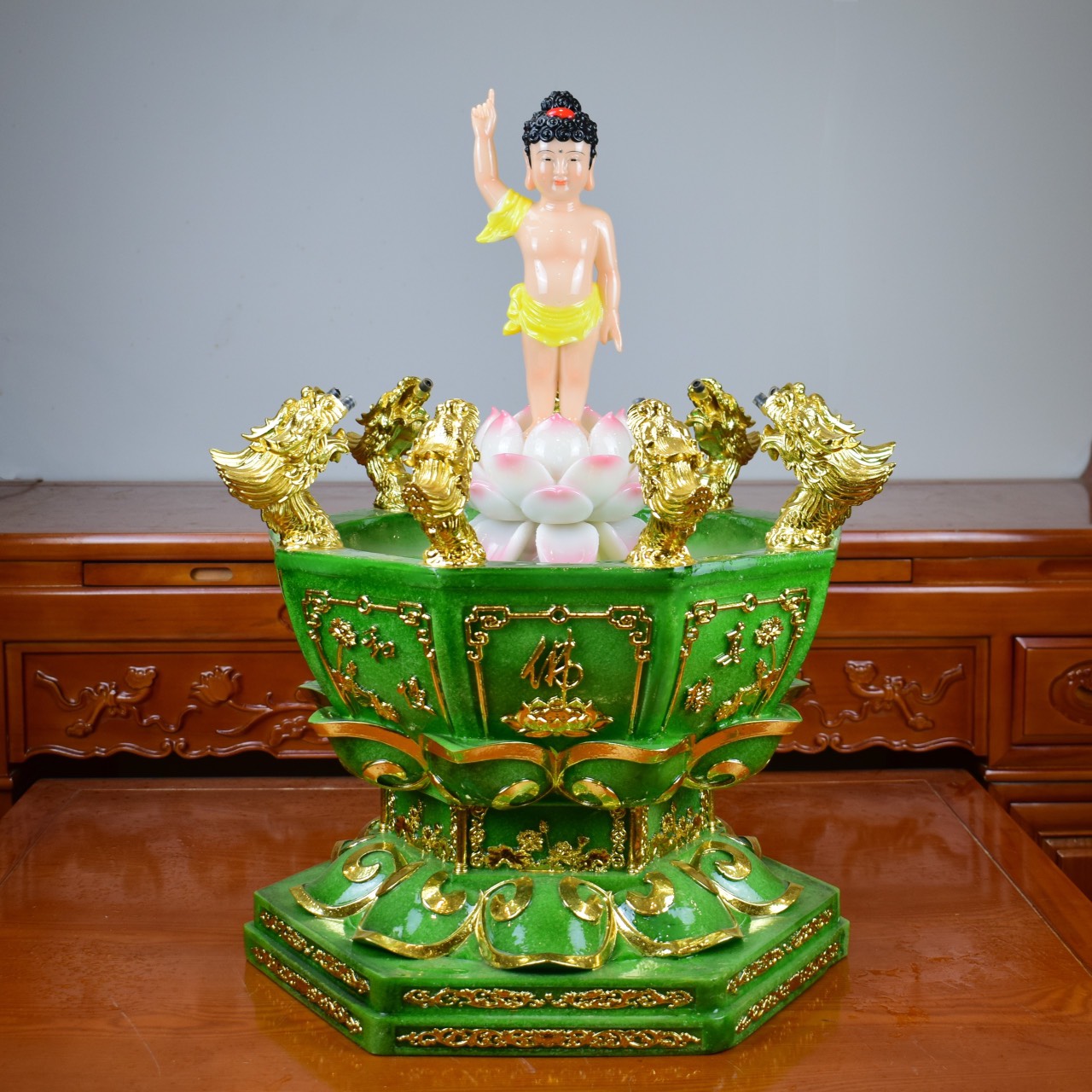 Chậu Tắm Phật Xanh 108cm