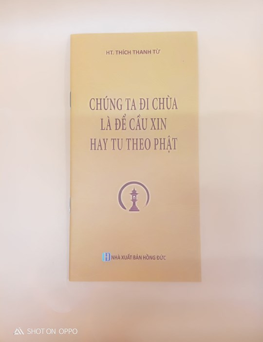 Chúng ta đi chùa để cầu xin hay tu theo Phật