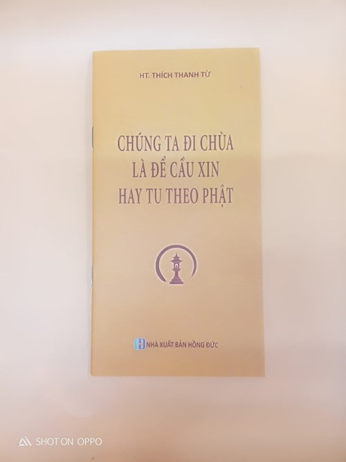 Chúng ta đi chùa để cầu xin hay tu theo Phật