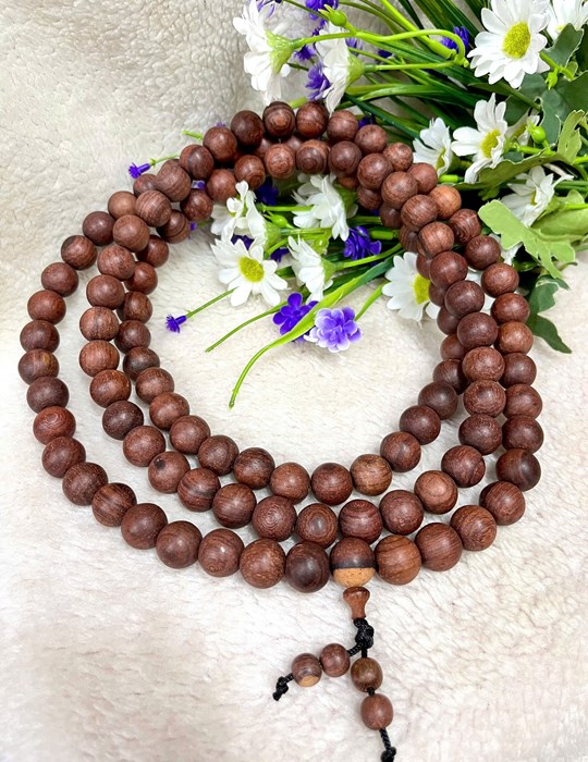 Chuỗi cổ gỗ cẩm 14 li