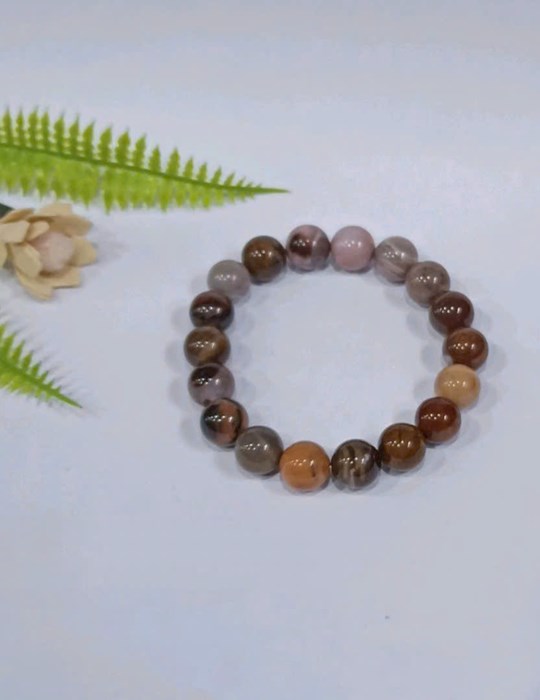Chuỗi Gỗ Hoá Thạch 10li
