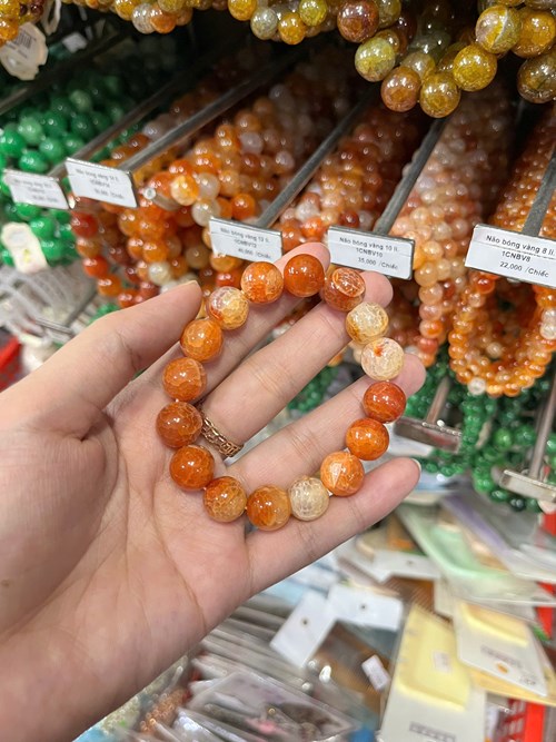 Chuỗi não bóng vàng 12 li