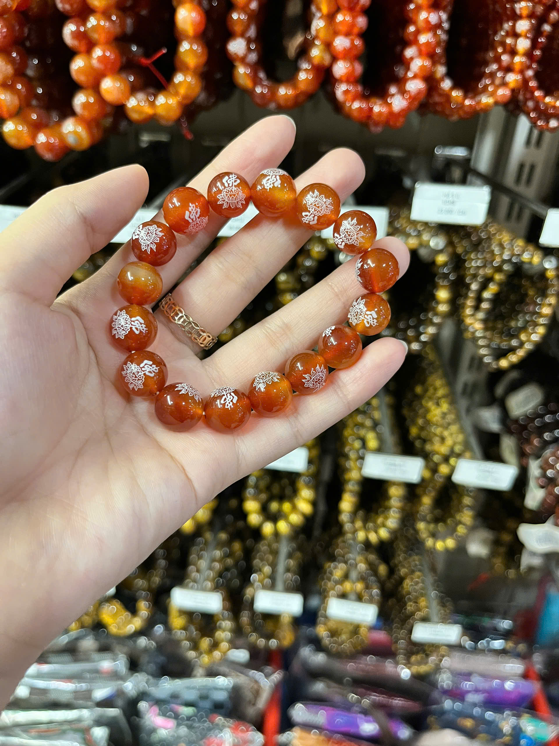 Chuỗi não sen đỏ 12 li