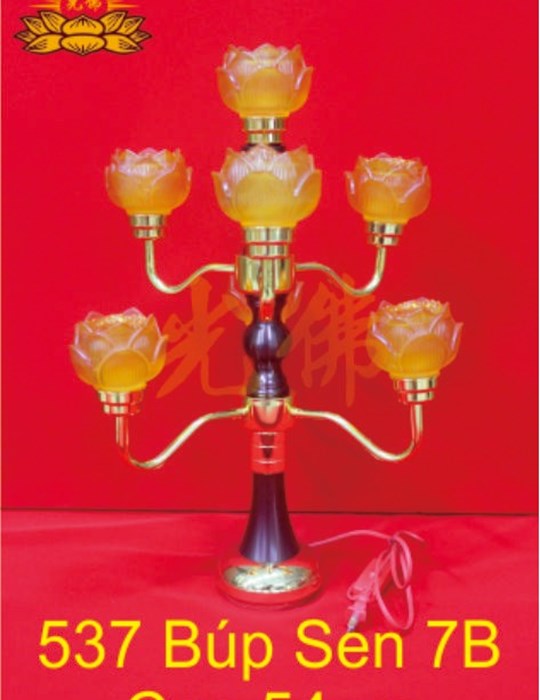 Đèn búp sen 7 bông 537
