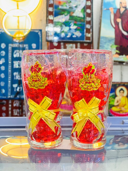 Đèn cầy lựu đỏ trung 60-55