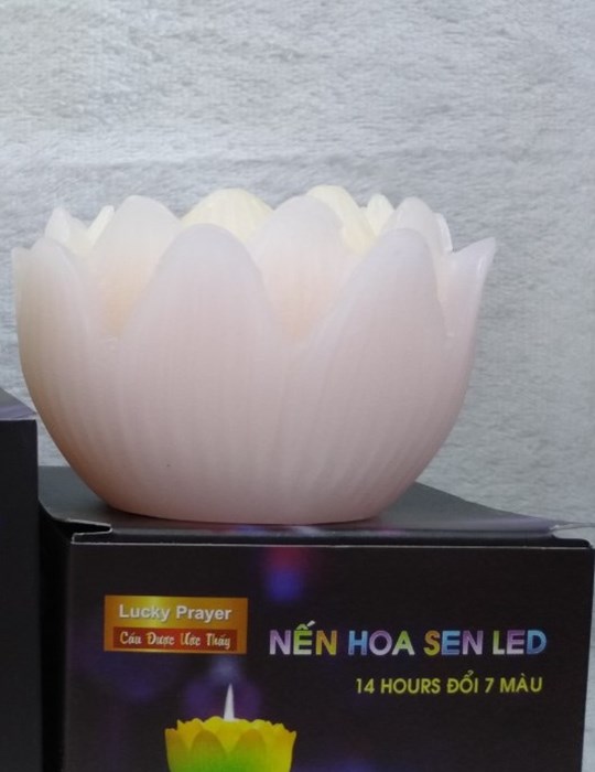 Đèn cầy sen led nhỏ