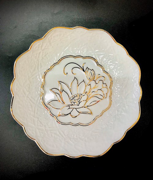 Dĩa Cao Cấp Trắng 7in