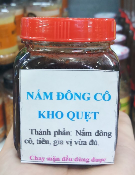 NẤM ĐÔNG CÔ KHO QUẸT