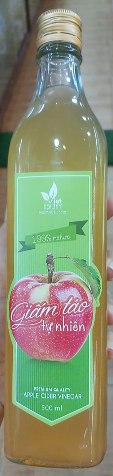 GIẤM TÁO TỰ NHIÊN 500ML