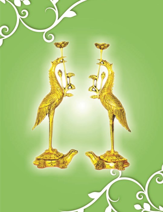 Hạc ngậm hoa