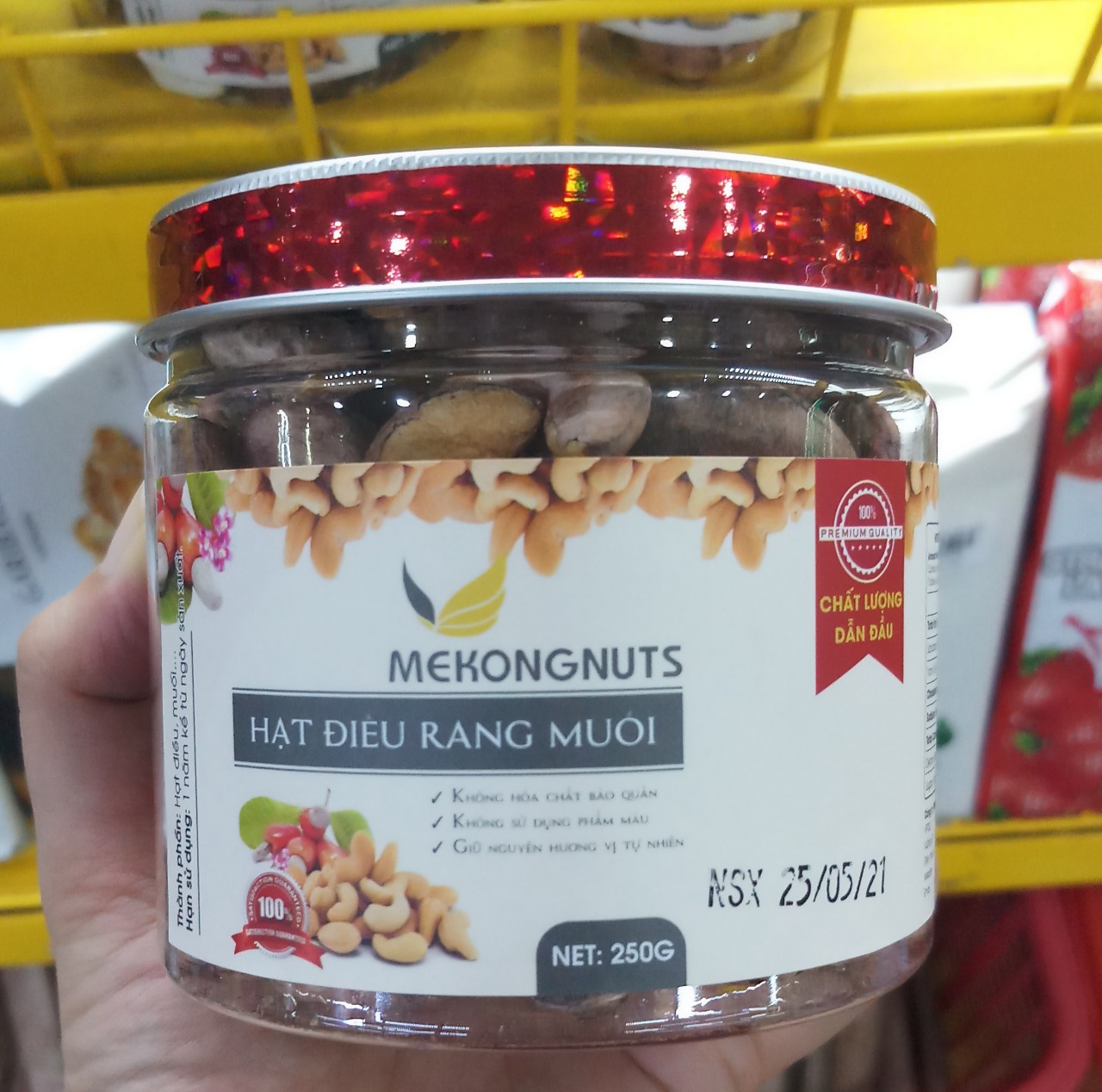 HẠT ĐIỀU RANG MUỐI 250G