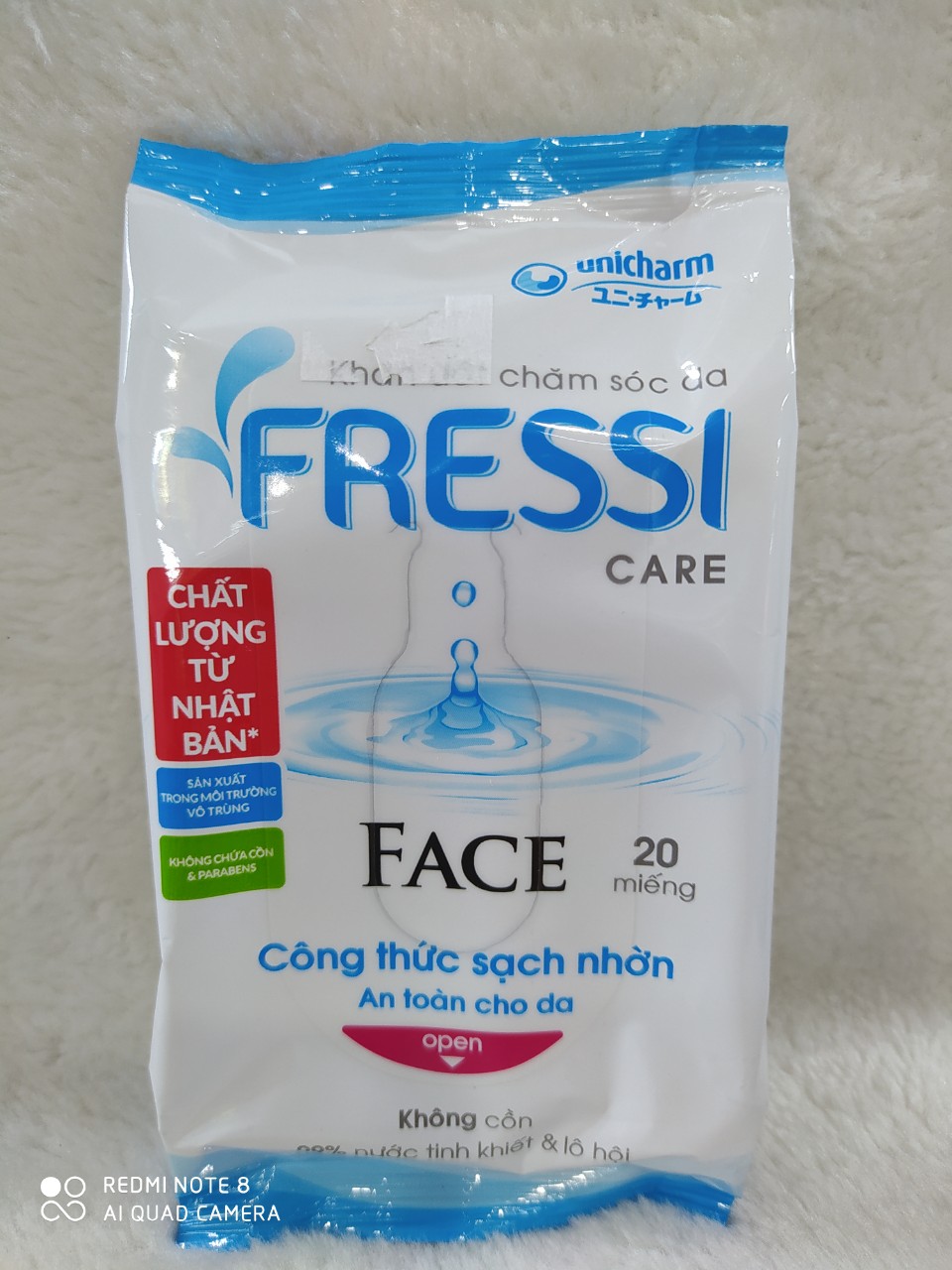 Khăn giấy ướt bỏ túi Fressi Care Face