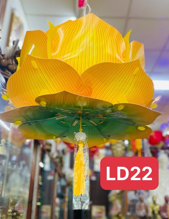 lồng đèn hoàng liên LD22 vàng