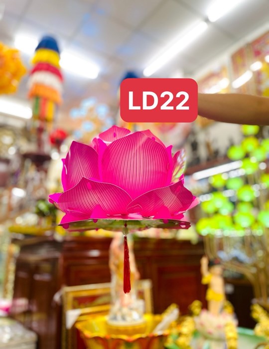 lồng đèn hoàng liên LD22 hồng