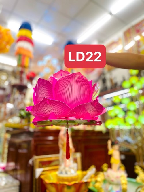 lồng đèn hoàng liên LD22 hồng