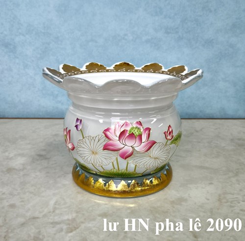 lư hứng nhang pha lê 2090 5.5in 13.75cm