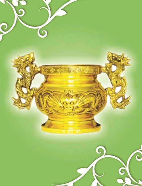 Lư quai 14K 