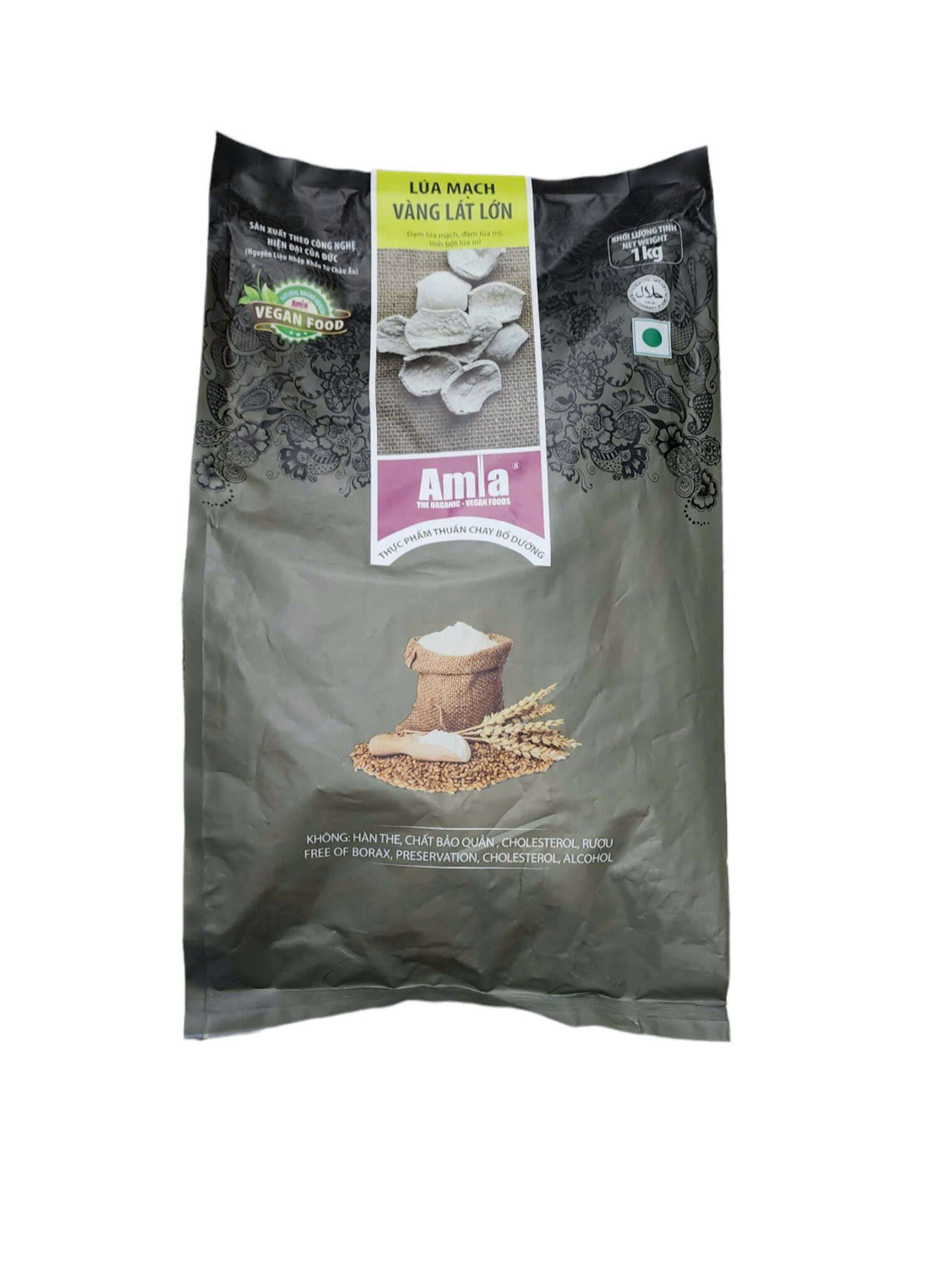 Lúa mạch vàng lát lớn 1kg