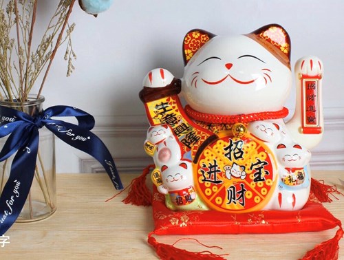 Mèo ngoắc tay 8in