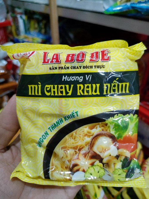 mì bồ đề rau nấm