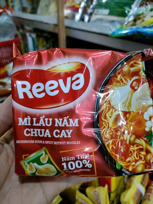 Mì lẩu nấm chua cay 85g Reva reeva