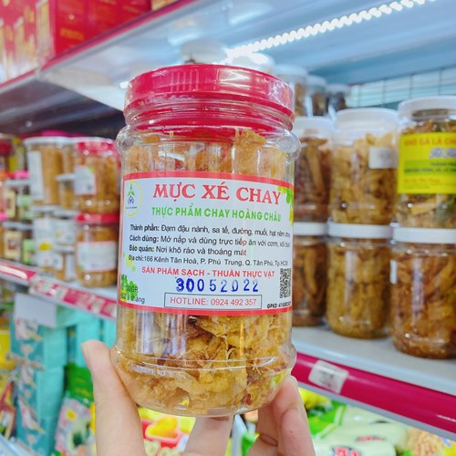 Mực Xé Chay Hoàng Châu 130g