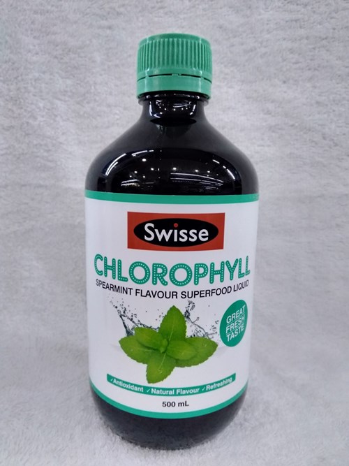 Nước diệp lục Swisse chlorophyll vị Bạc hà
