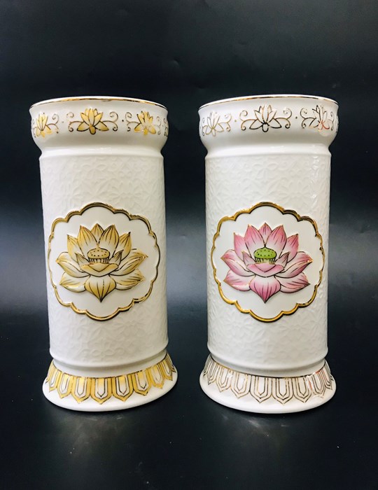 Ống Nhang Bạch Ngọc 1618 9in