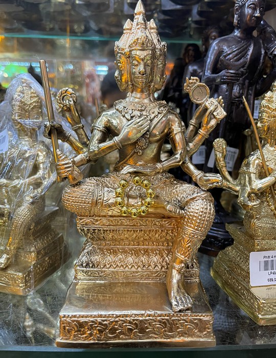 phật 4 mặt đồng trung 4in