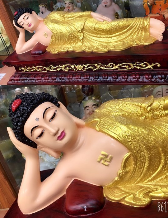 Phật niết bàn 80cm