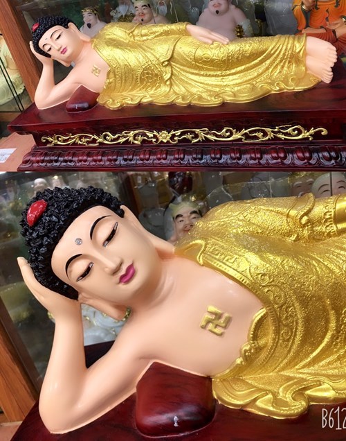 Phật niết bàn 80cm