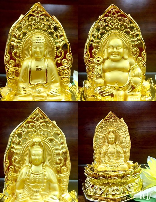 Phật Xi Để Xe 3 Mặt